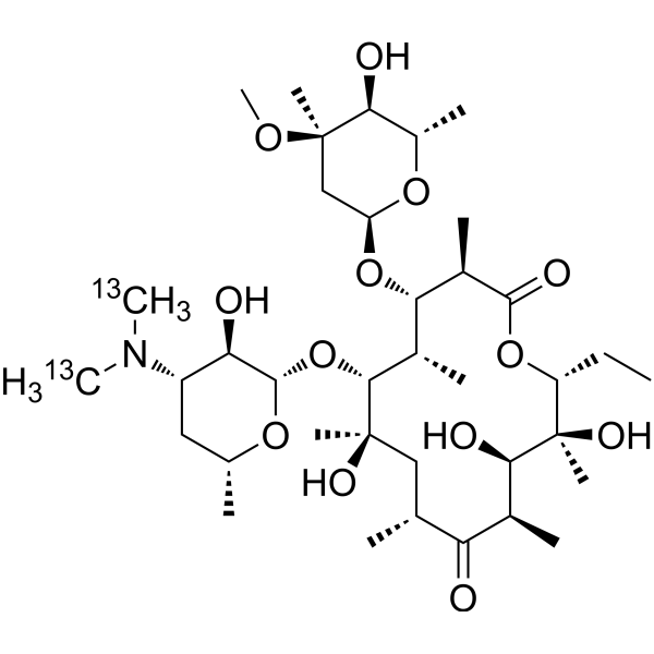 Erythromycin-13C2 202114-52-1